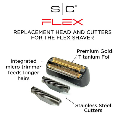 STYLECRAFT FLEX SHAVER FOIL HEAD & CUTTER Shaver Head STYLECRAFT for sacramento, california, barbers, hair stylist, cosmetologist, beauty industry