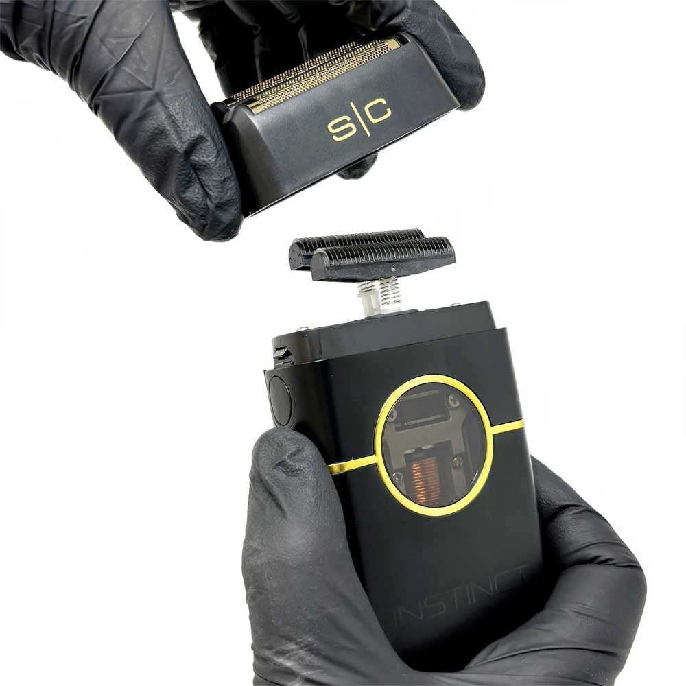 STYLECRAFT METAL INSTINCT SHAVER HEAD & CUTTER - BLACK Shaver Head STYLECRAFT for sacramento, california, barbers, hair stylist, cosmetologist, beauty industry