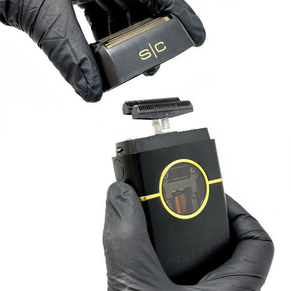 STYLECRAFT METAL INSTINCT SHAVER HEAD & CUTTER - BLACK Shaver Head STYLECRAFT for sacramento, california, barbers, hair stylist, cosmetologist, beauty industry