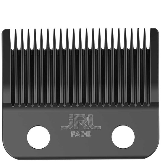 Black hair clipper comb with 'JRL' branding on a white background
