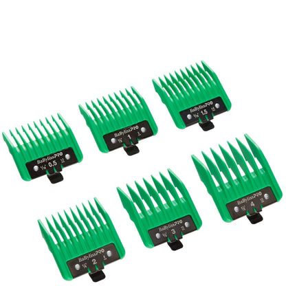 BABYLISSPRO PRECISION CLIPPER GUARD - 6 PC Clipper Guard BABYLISSPRO for sacramento, california, barbers, hair stylist, cosmetologist, beauty industry