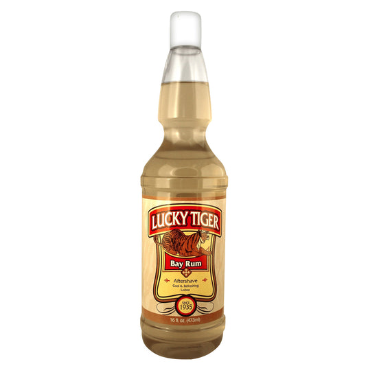 LUCKY TIGER BAY RUM AFTER SHAVE - 16 OZ
