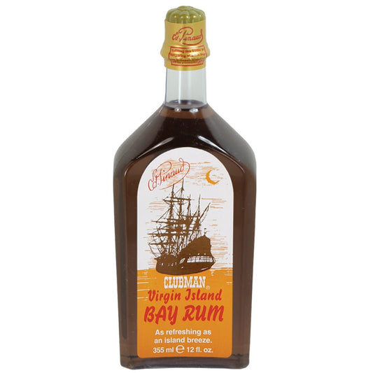 BeauBAR Supply CLUBMAN VIRGIN ISLAND BAY RUM AFTER SHAVE LOTION - 12 OZ SG - 402100