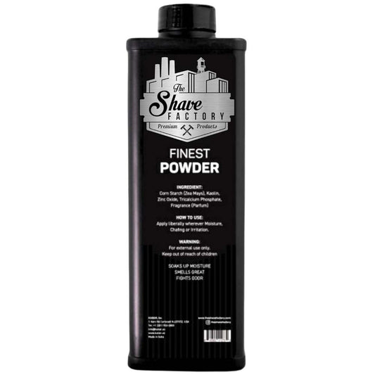 THE SHAVE FACTORY FINEST POWDER - 14 OZ