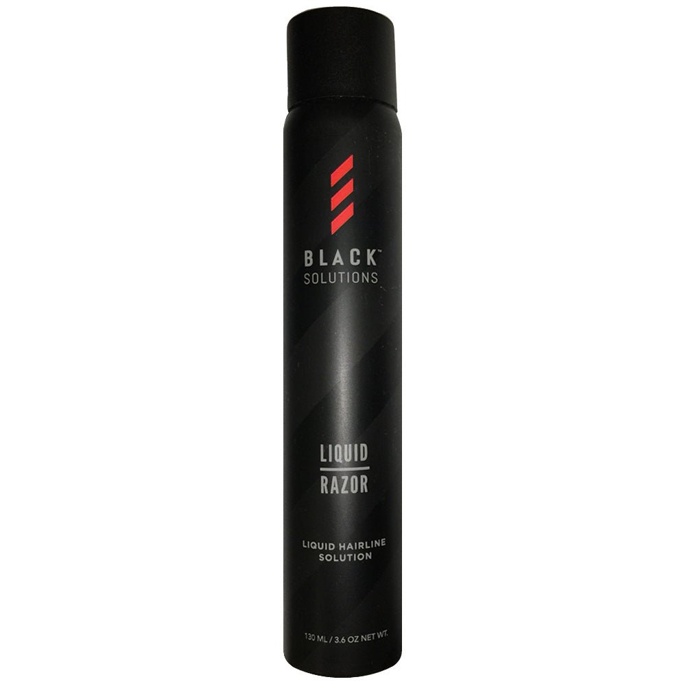 BeauBAR Supply BLACK SOLUTIONS LIQUID HAIRLINE RAZOR - 3.6 OZ SH - 63169