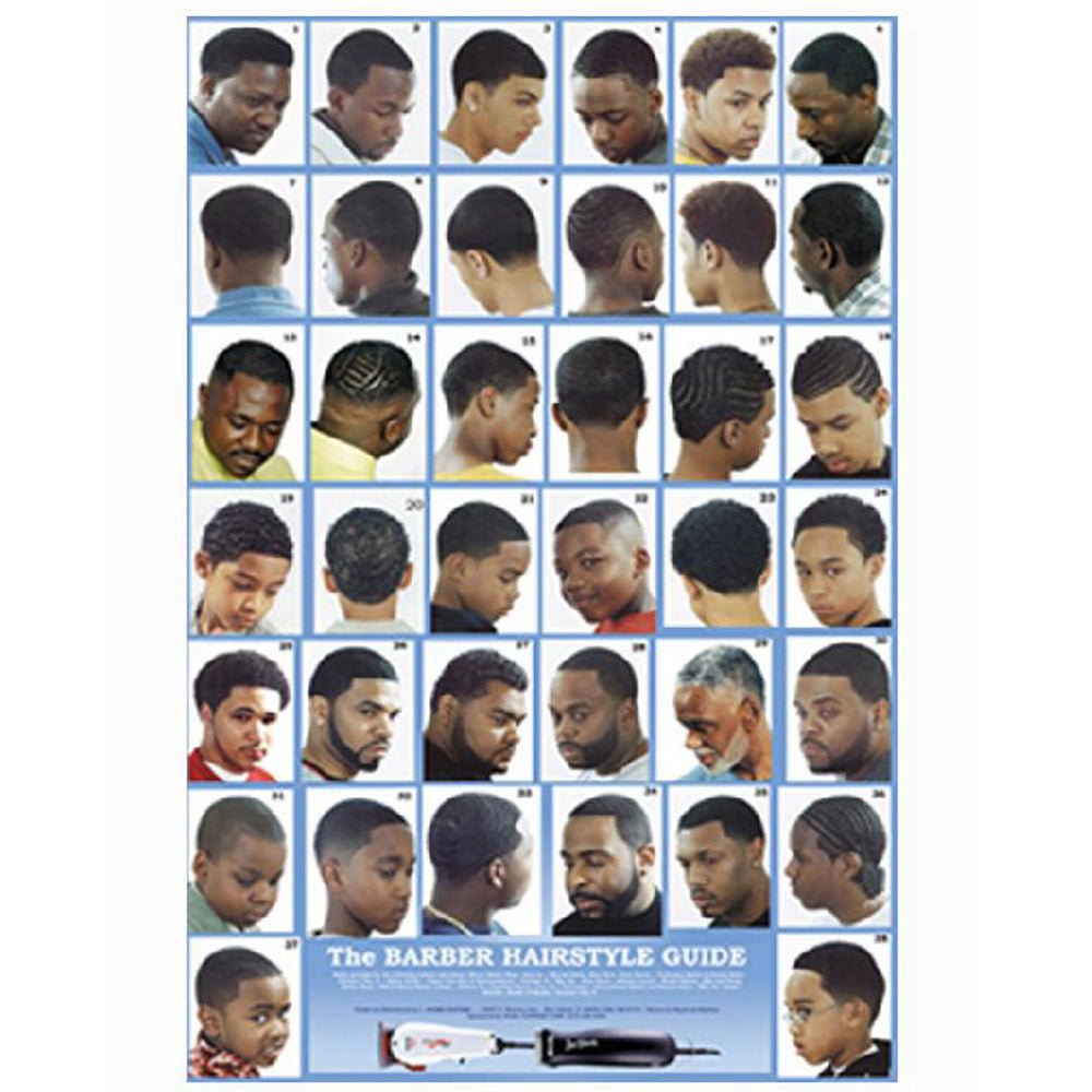 BeauBAR Supply BARBER SHOP/ SALON POSTER #03 SI - 03 - 04BM