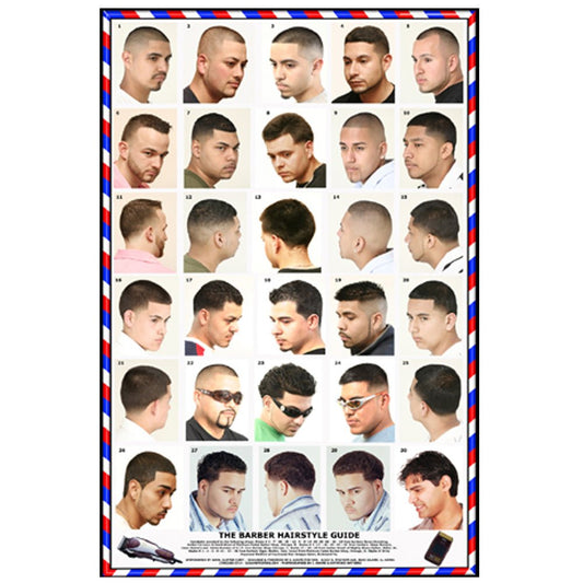 BeauBAR Supply BARBER SHOP/ SALON POSTER #05 SI - 05 - 061HSM