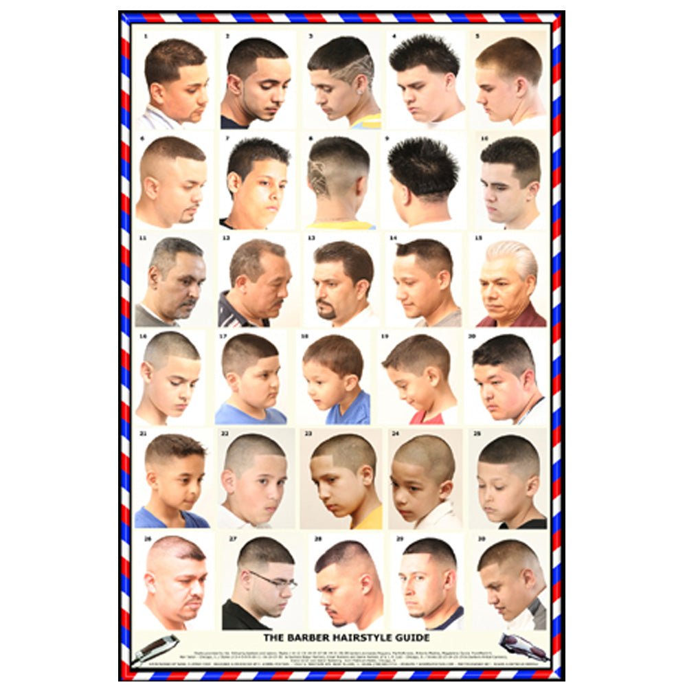 BeauBAR Supply BARBER SHOP/ SALON POSTER #06 SI - 06 - 062HSM