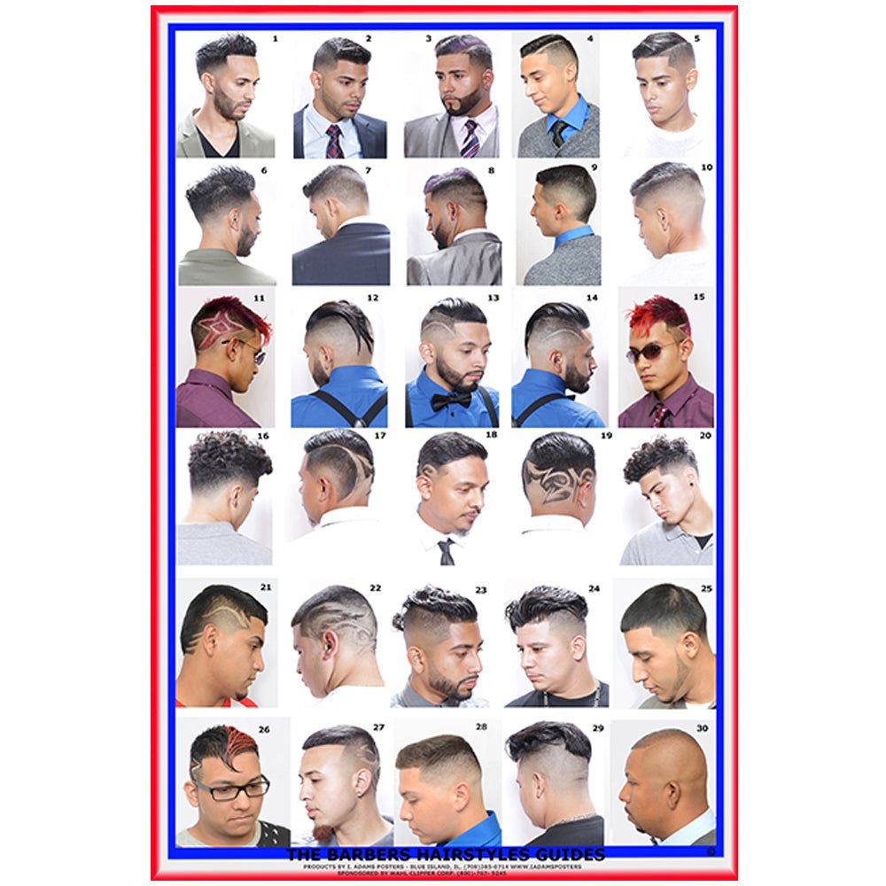 BeauBAR Supply BARBER SHOP/ SALON POSTER #23 SI - 23 - 2015HM