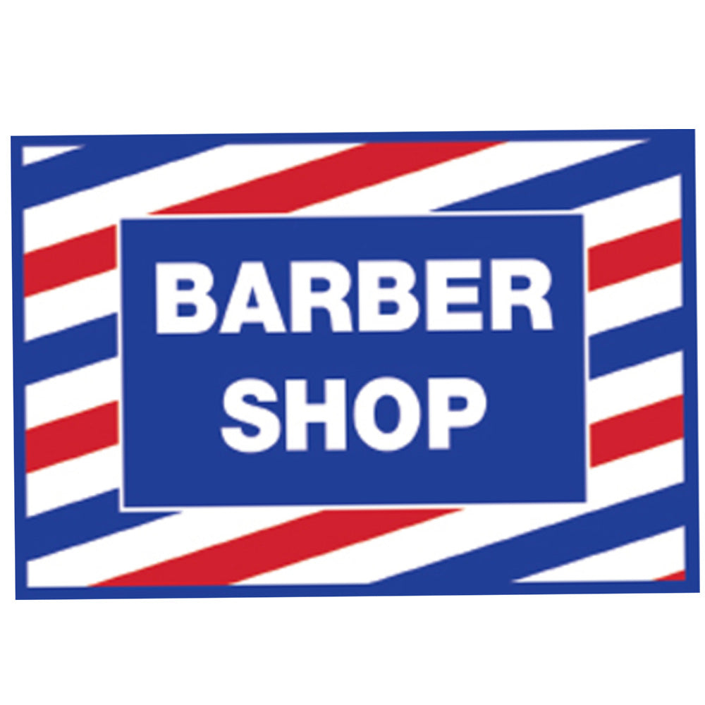 SCALPMASTER BARBER SHOP CLING DECAL STICKER