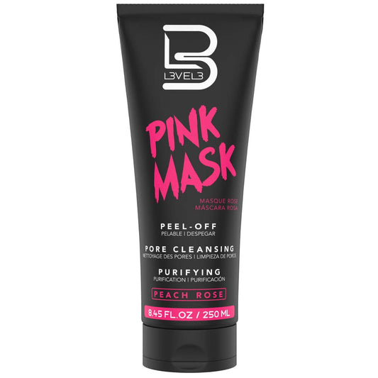 L3VEL3 PEEL-OFF PINK PEACH ROSE MASK - 8.45 OZ