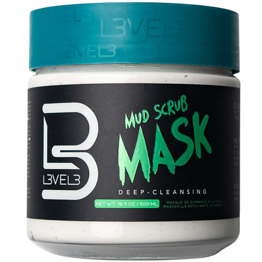 L3VEL3 MUD SCRUB DEEP CLEANSING MASK - 16.9 OZ