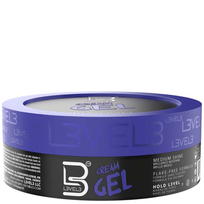 L3VEL3 CREAM HAIR GEL - 3.4 OZ