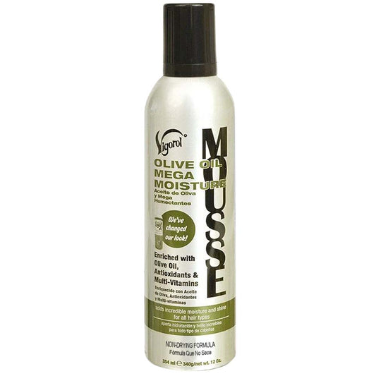 VIGOROL MEGA MOISTURE MOUSSE - OLIVE OIL 12 OZ