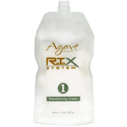 AGAVE RETEX SYSTEM PERMANENT STRAIGHTENER #1 RETEXTURIZING CREAM - 12 OZ