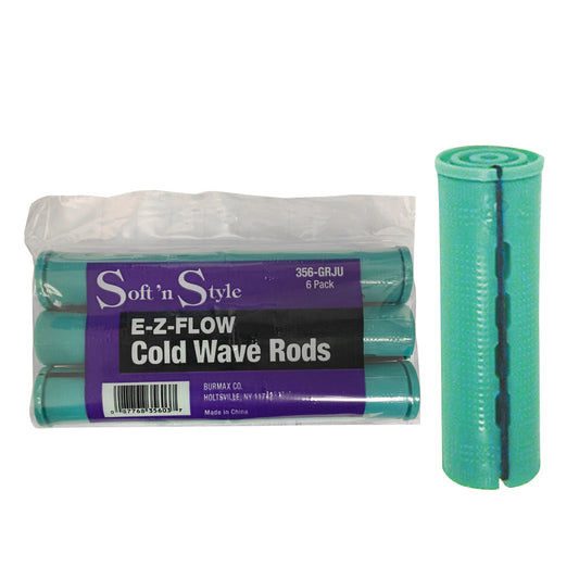 SOFT 'N STYLE E-Z-FLOW COLD WAVE RODS - JUMBO GREEN