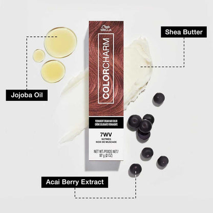 WELLA COLOR CHARM PERMANENT CREAM HAIR COLOR Permanent Color WELLA for sacramento, california, barbers, hair stylist, cosmetologist, beauty industry