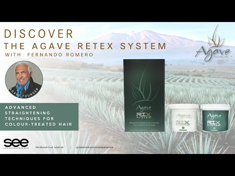Discover Agave Retex with Fernando Romero advanced straightening techniques video | BeauBAR Supply