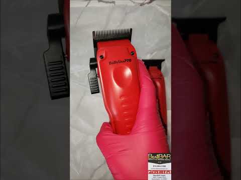 BaBylissPRO Red Lo Pro set for Barbers Home